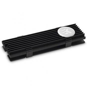 EKWB EK-M.2 NVMe SSD Heatsink, Black, Ribbed Aluminium Design for Passive Cooling