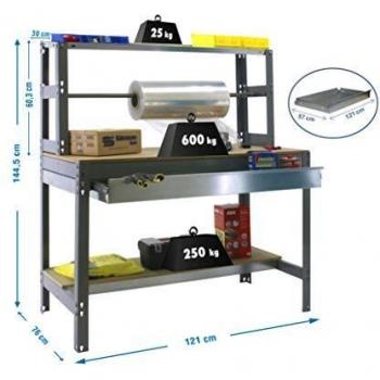 Kit Simonrack BT4 Caja 1200 Gris/Madera 1445x1210x760