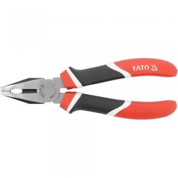 Alicate universal Yato YT-1941, 250 mm, acero al carbono, mango ergonómico, acabado niquelado, capacidad de agarre y corte