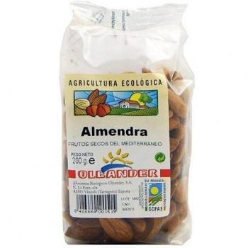 Almendra Orgánica Cruda con Piel 200g Oleander