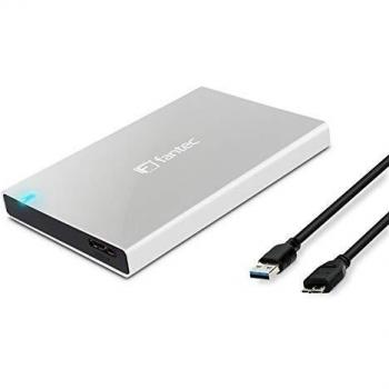 Fantec ALU-25B31 - Carcasa externa para discos duros de 6,35cm