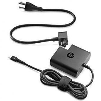 HP (X7W50AA) USB-C Travel Power Adapter 65W Interior 65W Negro adaptador e inversor de corriente - Fuente de alimentación (100-240, 50/60, 65 W, Interior, Portátil, Negro)