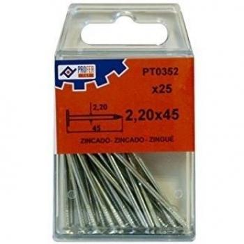 PROFER TOP - Punta Hierro C/Plana Zn C/25 Profer Top 2,20X45 Mm