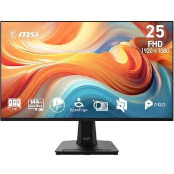 Monitor MSI Pro MP251 E14L 24.5 IPS Full HD 144Hz 1ms con Altavoces HDMI y VGA