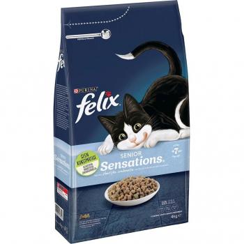 Felix Senior Sensations - Pack económico: 2 x 4 kg