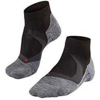 Falke RU4 Cool Short Men's Running Socks - Black-Mix, Anti-Blister, Size 39-41