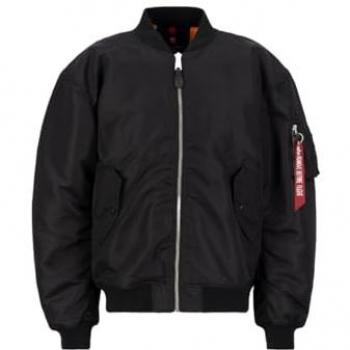 Alpha Industries MA-1 CS Black Bomber Jacket - Men's XXL