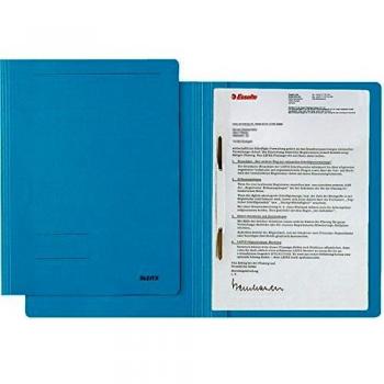 Carpeta Rápida LEITZ Fresh A4, 250 hojas, cartón reciclado, color azul