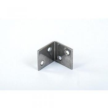 Conector de ángulo ancho 30 x 30 mm Acero inoxidable (paquete de 20)
