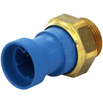 Interruptor de temperatura para ventilador de radiador HELLA 6ZT 007 837-031 - 12V, 3 polos, conector plano, atornillado