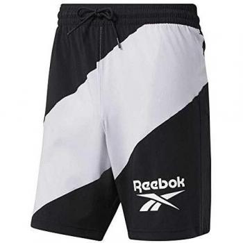 Reebok Wor Woven Graphic Short Pantalón Corto, Hombre, Negro, L