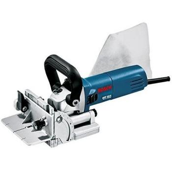 Bosch GFF 22 A Professional - Engalletadora, 670 W, velocidad de giro en vacío 9000 min-1, profundidad de corte 22 mm, llave de dos agüeros, L-BOXX