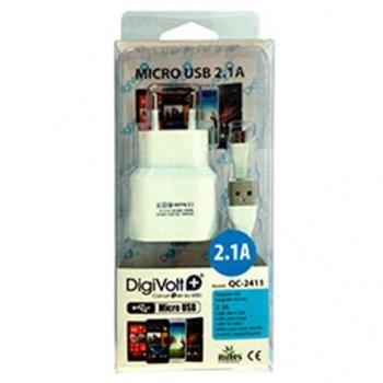 Cargador de Pared Digivolt Micro USB 2.4A QC-2454 para Android
