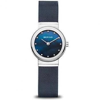 BERING Reloj Analógico para Mujer de Cuarzo con Correa en Acero Inoxidable 10126-307