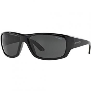 Arnette Men's 0AN4166 211387 63 Sunglasses, Black/Gray