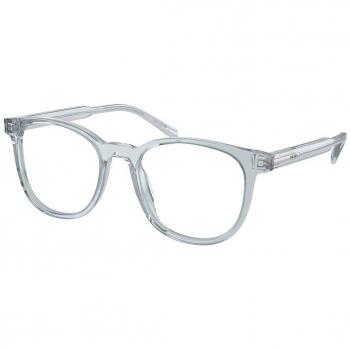 Gafas Graduadas Prada PR A15V 19T1O1 Armazones para Hombre Azules con Lentes Recetados, Tamaño 52