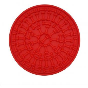 Dog Distraction Lick Mat - Red