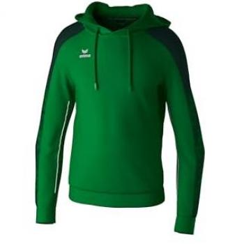 Erima Evo Star Unisex Hoodie Emerald Green M