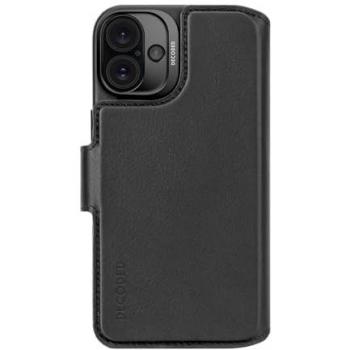 Funda de piel desmontable 2 en 1 MagSafe con tarjetero para iPhone 16 Plus - Negro