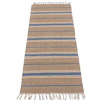 Kilim Original Auténtico Hecho a Mano 140x57 CM (Lavable a Máquina 30 °)