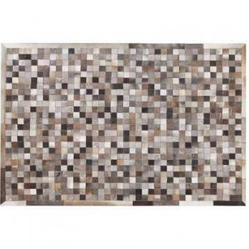 Alfombra de Piel de Vaca Multicolor Patchwork 160 x 230 cm Geométrica Armutlu