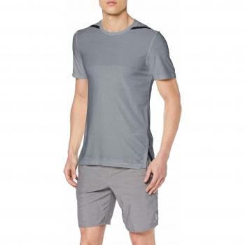 Nike M NK Dry Top SS Tech Pack T-Shirt, Hombre, Pure Platinum/Cool Grey/Black, M