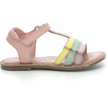 Kickers Diamanto Girls' Leather Velcro Sandals