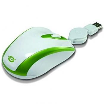 Conceptronic C08-288 Ratón óptico para viaje, plata