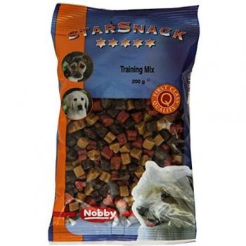 Mezcla de Entrenamiento para Perros Nobby StarSnack 200g - Pollo, Caza, Cordero y Salmón