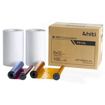 HiTi P910L 8x12 Print Kit with Ribbon for 200 Prints (20x30 cm)
