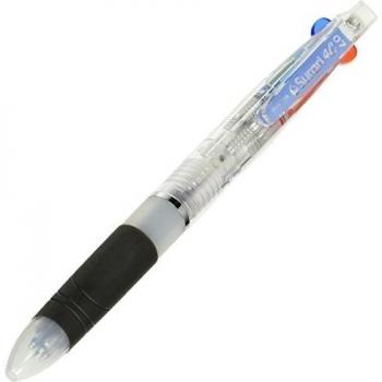 Zebra B4A11 SURARI 4C 0.7mm Emulsion Ink Ballpoint Pen