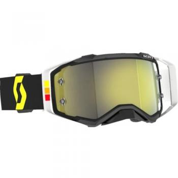 Scott Gafas de Cross Prospect Pro Circuit Negro-Blanco - Amarillo Cromado, motocross, un tamaño, amarillo cromado