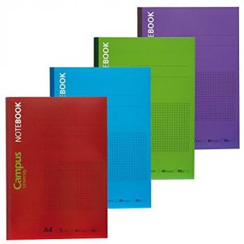 Libreta encolada Campus Universitaria A4, 40 hojas, 90 g, 5 mm