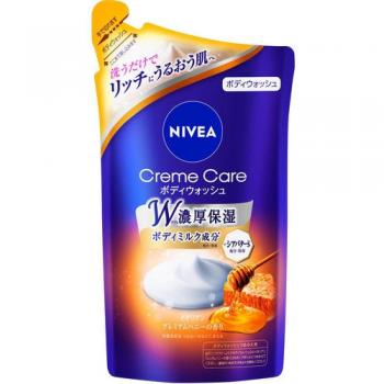 Nivea Cream Care Body Wash Italian Premium Honey Fragrance Refill 360 Ml