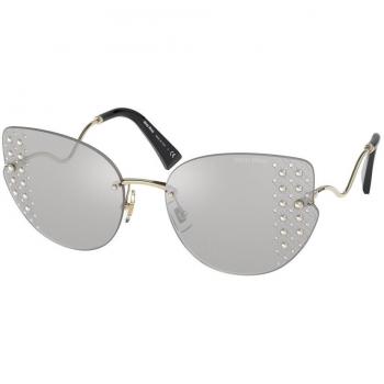 Miu Miu MU51XS 06O1I2 Women’s Sunglasses Gold Size 63