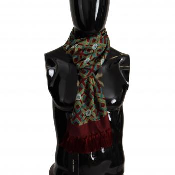 Multicolor DG Logo Silk Scarf