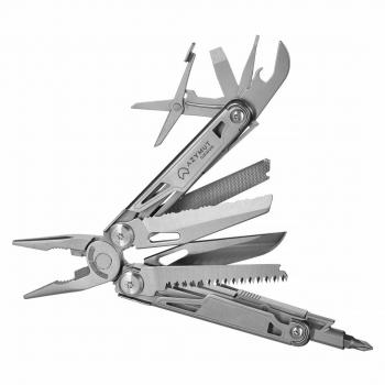 Multitool AZYMUT Giewon - 14 herramientas + funda de cinturón (H2038)