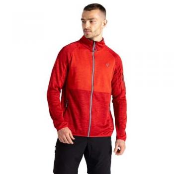 Dare2b Torrek Men's Full Zip Hiking Fleece Jacket - Danger Red, Size 2XL