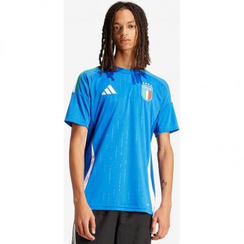 adidas Italy Home Shirt 2024 - Male - Size: XXL (46-48 Chest) - Blue - Short Sleeve Jersey