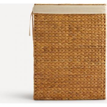 Cesto de ropa Jacinto de agua con diseño trenzado y tapa plegable - El Corte Inglés