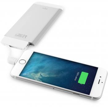 Puro FCBB41P1APLTSIL-Batería de Emergencia para Smartphone, 2,4 A, 4100 mAh, Color Plateado