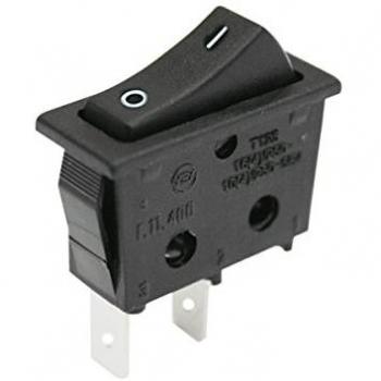 Interruptor Faston Unipolar Tipo Conmutador Negro Electro DH 11.400.C/NS