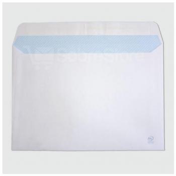 Caja 250 Sobres Bolsa C5 162x229mm Offset Blanco 90g Autoadhesivos con Tira de Silicona
