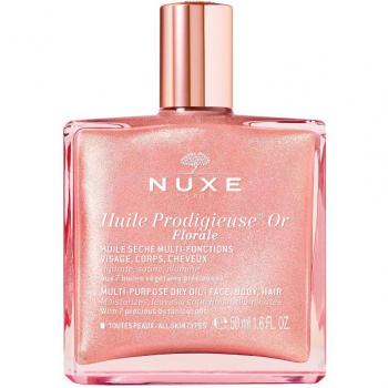 Nuxe Huile Prodigieuse Or Florale Shimmering Multi-Purpose Dry Oil - For Face, Body & Hair 50ml