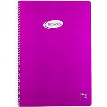 Pacsa 16413 - Bloc 60 g, tamaño folio, 80 hojas, cuadrícula de 5