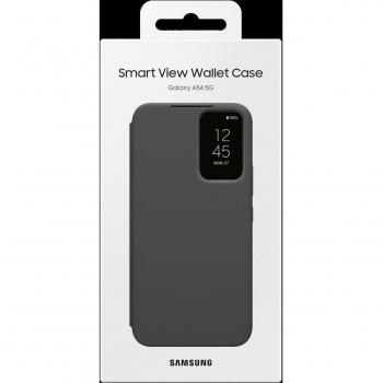 Samsung Smart Clear View Wallet Cover para Galaxy A54 5G - Negro (EF-ZA546CBEGWW)