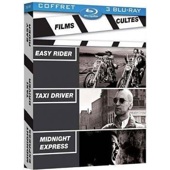 Films cultes - Coffret - Easy Rider + Taxi Driver + Midnight Express [Francia] [Blu-ray]