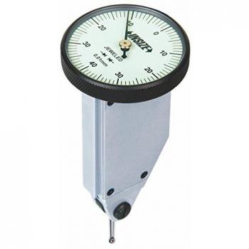 Insize 2398 – 08 trasera émbolo Tipo Dial Indicador de prueba, 0,8 mm, graduación 0,01 mm