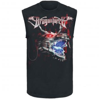 Dragonforce 3D Dragon Camiseta Tirantes Negro