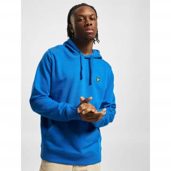 Lyle & Scott Men's Pullover Hoodie - Blue - Medium - Cotton